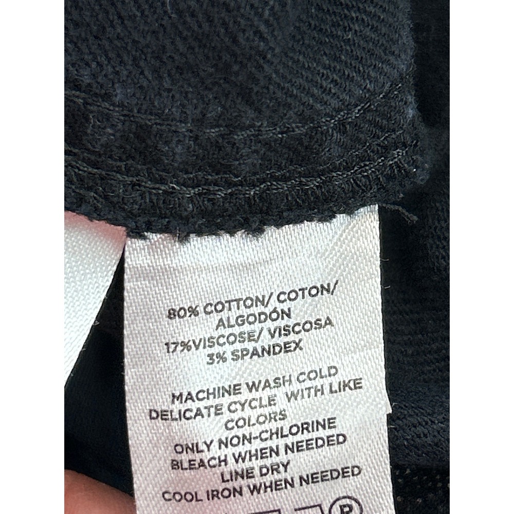 LOFT Shorts Women 6 Black The Palmer Utility Cotton Stretch Patch Pocket - Picture 6 of 8